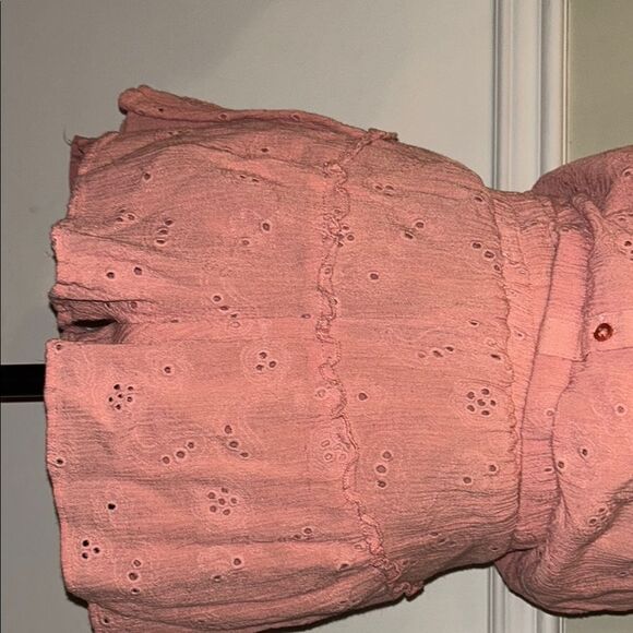 Pink Ruffled Buttoned Tank Top Matching Set - Picture 5 of 9